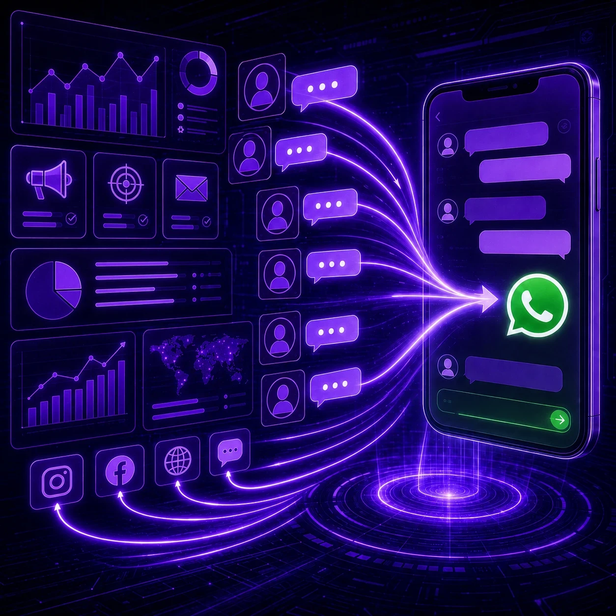 Campañas de prospectos perfilados en WhatsApp
